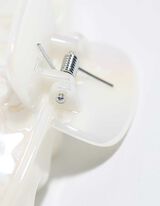 Ukras za kosu - Jednobojno - bijela