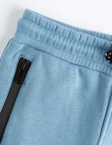 Jogger pants - Tekstprint - blauw