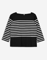 Damen Langarmshirt - Regular Fit - 3/4 Ärmel