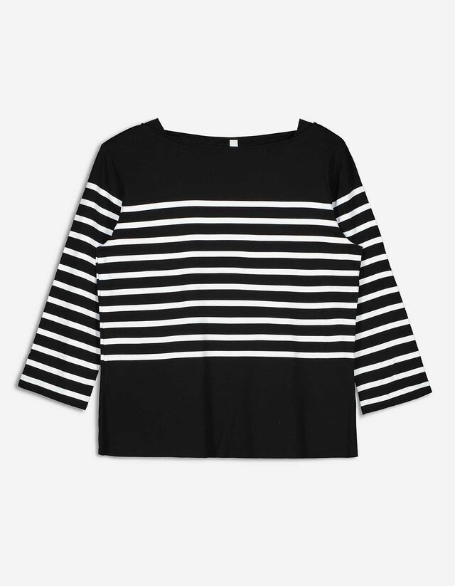 Damen Langarmshirt - Regular Fit - 3/4 Ärmel