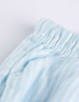 Hlače - Črte - svetlo modra