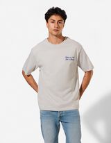 T-Shirt - R&uuml;ckenprint - hellblau