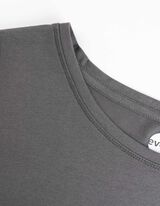 Tričko s dlh&yacute;mi ruk&aacute;vmi - Z&aacute;kladn&yacute; - tmavoseda