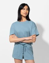 pidžama set od majice i &scaron;ortsa - Gajtan - tirkizna