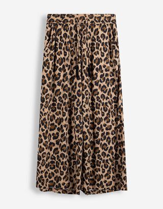 Hose - Leopardenmuster - Braun