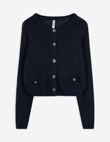 Cardigan - Knopfleiste - dunkelblau