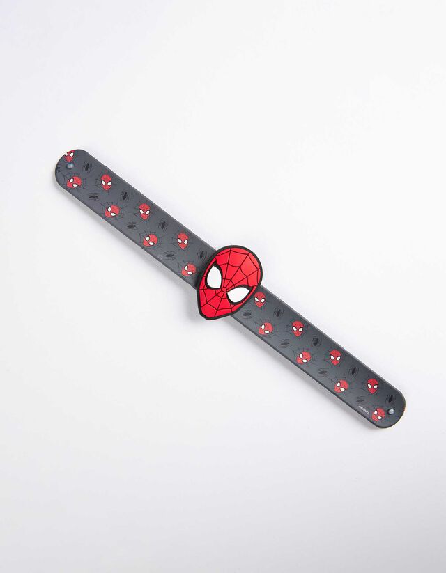 Slap armband - Spiderman - zwart