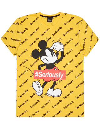 Herren T-Shirt Disney-Print