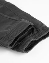 Pantaloni da jogging - Tasche applicate - grigio scuro