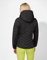 Steppjacke - Kapuze - Schwarz