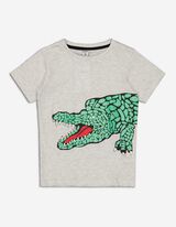 T-shirt - Effetto 3D - grigio chiaro