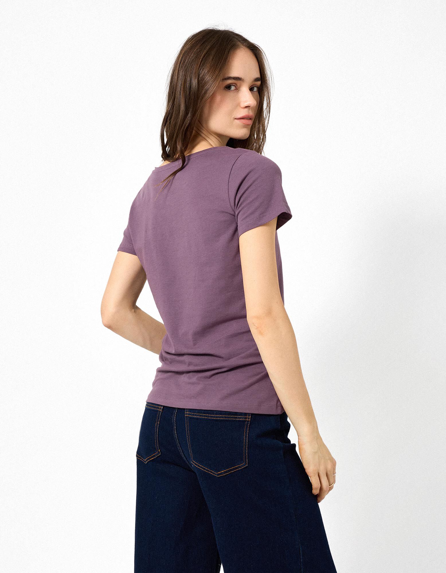T-shirt - Teneur en stretch - rose