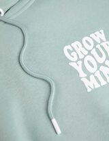 Hoodie - R&uuml;ckenprint - gr&uuml;n