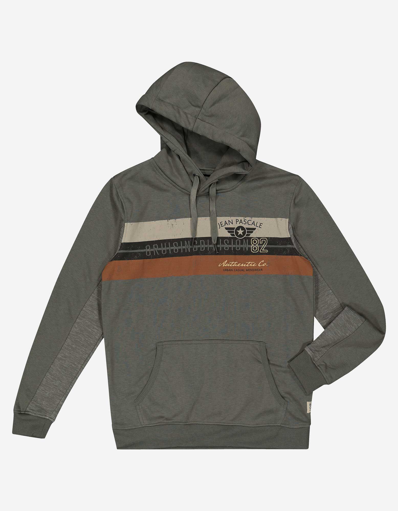 Uomo felpa con cappuccio - stampa con messaggio - Takko Fashion