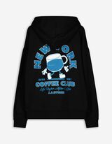 Sweatshirt - Rückenprint - schwarz