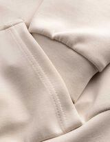Sweatjacke - Cropped - beige