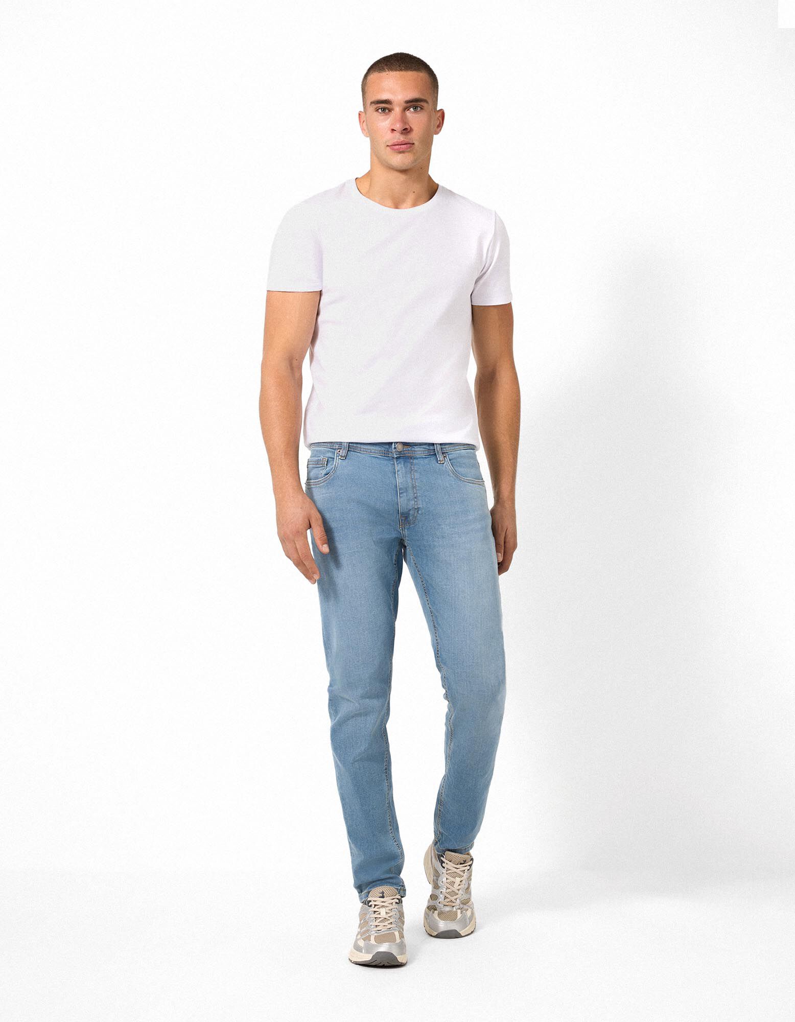 Jeans - Straight Fit - blau