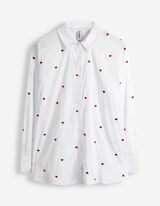 Bluză - Broderie - Alb