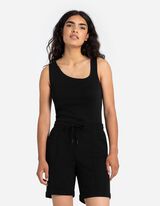 Top - Zmes bavlny - cierna