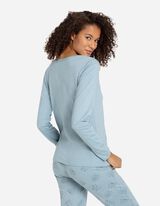 Pyjamaset bestaande uit shirt met lange mouwen en broek  - Minnie Mouse - turkoois