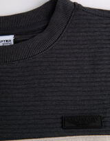 Pullover - Blocchi di colore - grigio scuro