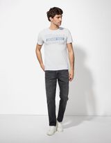 T-s&auml;rk - tr&uuml;kis - valge