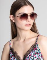 Pilotinių akinių - veidrodinė - varinis