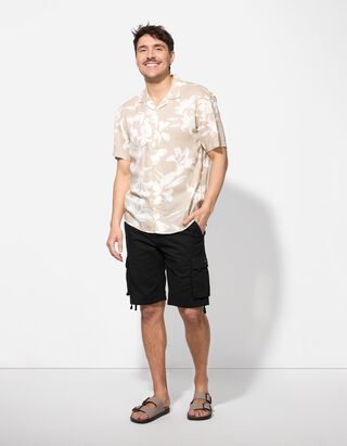 Cargoshorts - G&uuml;rtel - schwarz