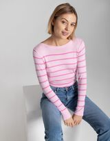 Felpa - Misto viscosa - rosa fucsia