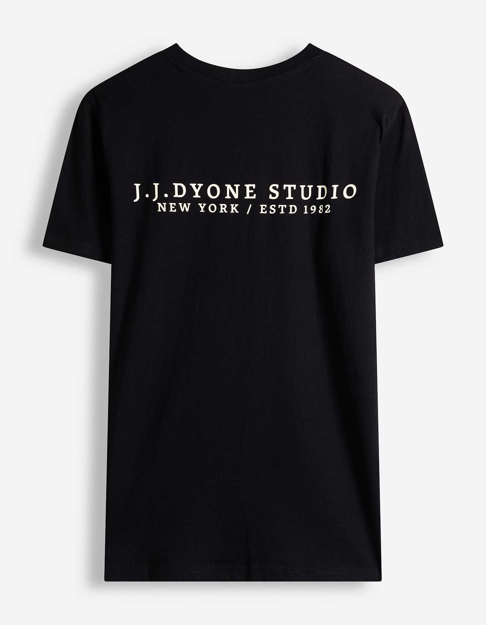 T-shirt - Impression au dos - noir