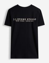T-shirt - Impression au dos - noir