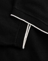 Pullover - Kurze &Auml;rmel - schwarz