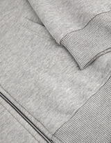 Veste molletonn&eacute;e - Capuche &agrave; cordon - Gris