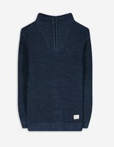 Pullover - Troyer - dunkelblau