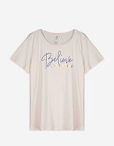 T-Shirt - Frontprint - beige