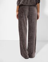 Broek - Fluweel - donkerbruin