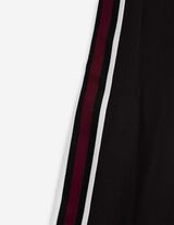 Leggings - Galonstreifen - schwarz