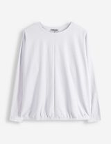 T-shirt &agrave; manches longues - Manches chauve-souris - blanc