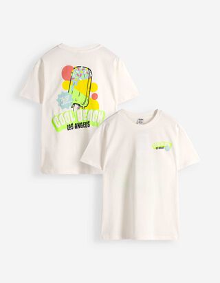 T-Shirt - Oversized Fit - Off-White