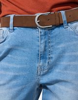 Gürtel - einfarbig - hellbraun