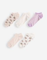 Sneakersocken - 5er-Pack