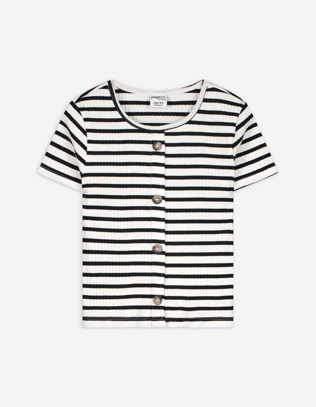 Maglia - Righe - bianco