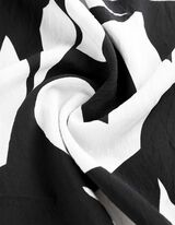 Bluză cu m&acirc;necă scurtă - Relax Fit - Negru