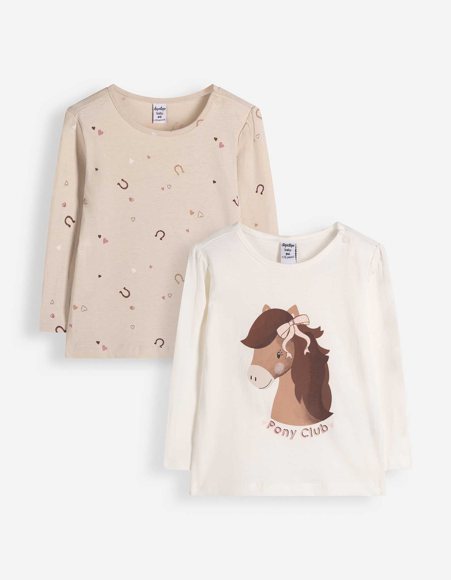 Longsleeve - set van 2