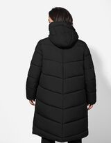 Zimná bunda - Prešívané švy - cierna