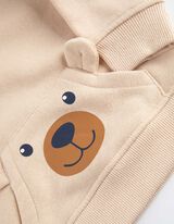 Melegítőfelső - Elülső zseb - bézs