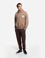 Kapucnis felső - 2Pac - világos barna