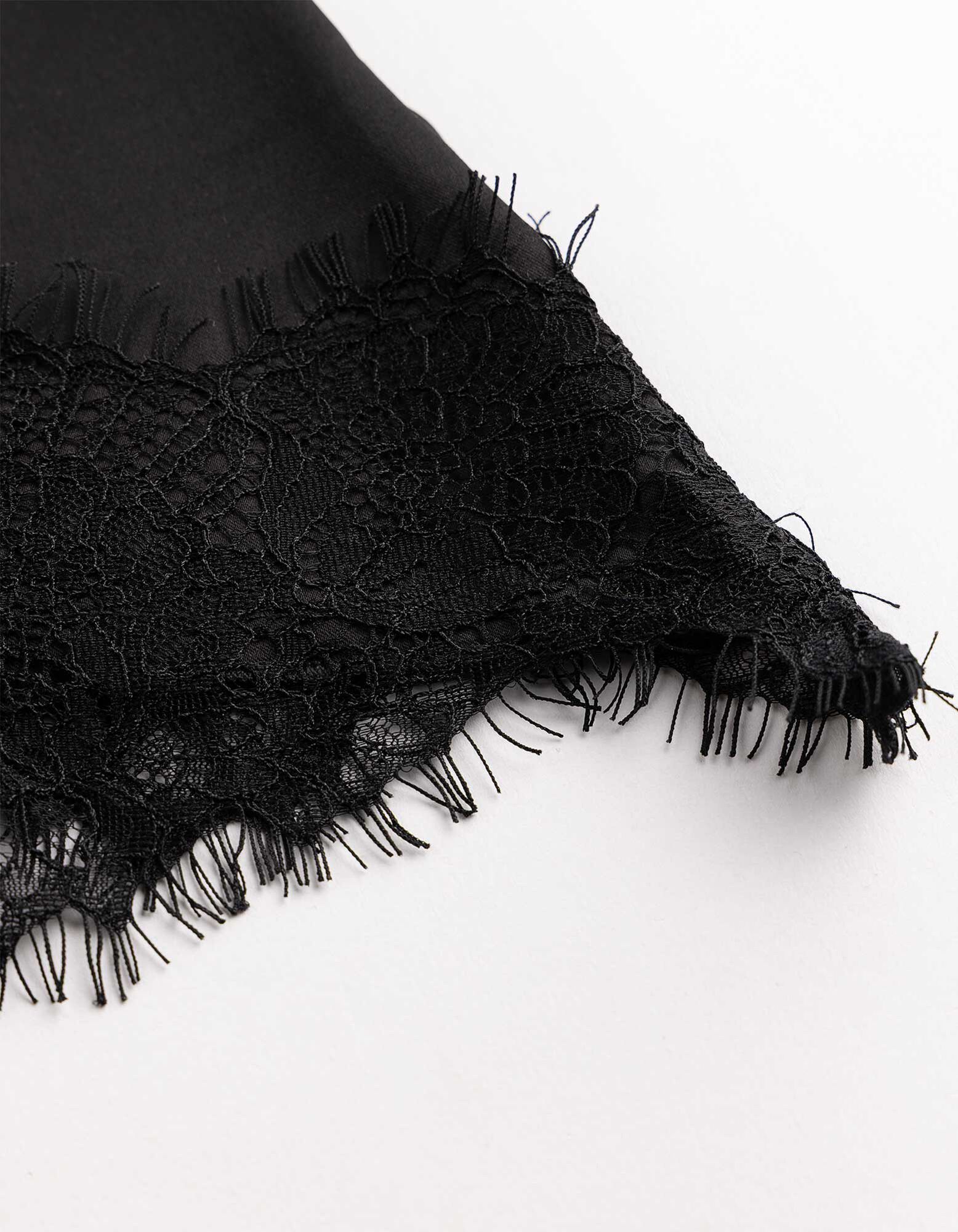 Top - Asymmetrisch - Schwarz