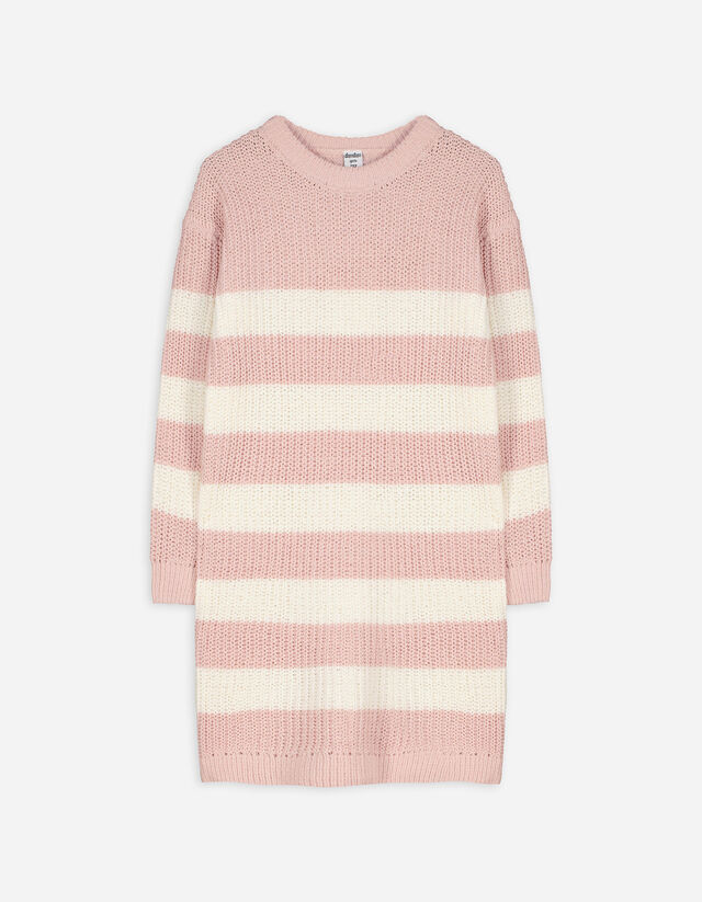 Longpullover - Chenille - rosa