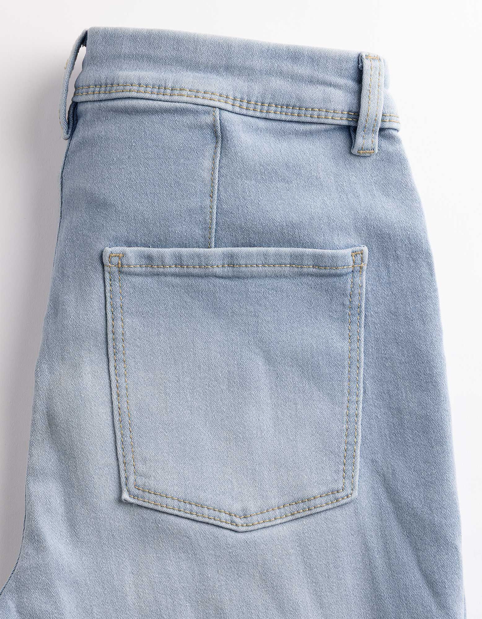 Caprihose - Skinny Fit - hellblau
